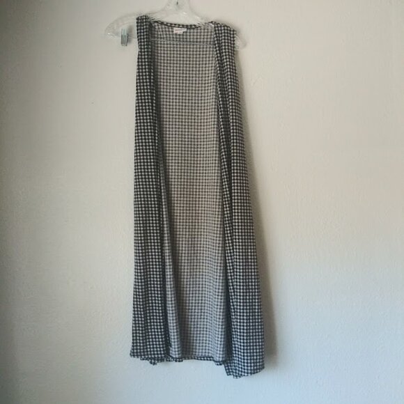 LuLaRoe women's size XS black and white cardigan sweater - Picture 1 of 15